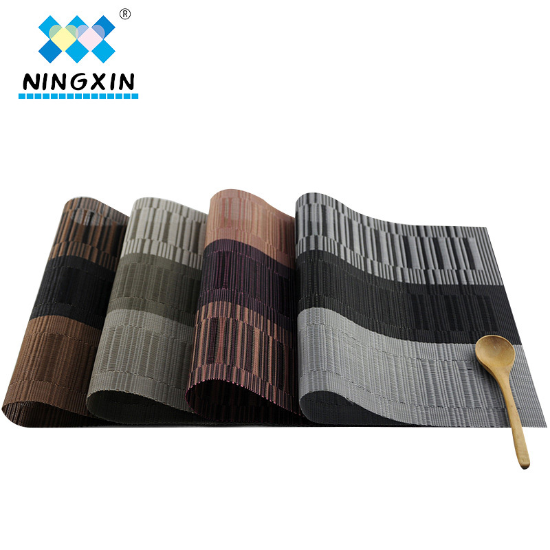 厂家环保30*45cm 西餐垫竹节餐桌餐垫酒店经典西餐餐垫餐垫杯垫