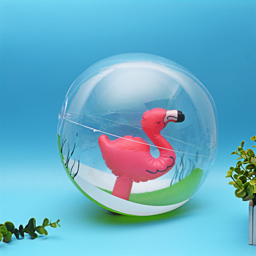 Children's cartoon toy ball-in-ball baby intelligence inflatable toy popular at roadside stalls, online parent-child interactive