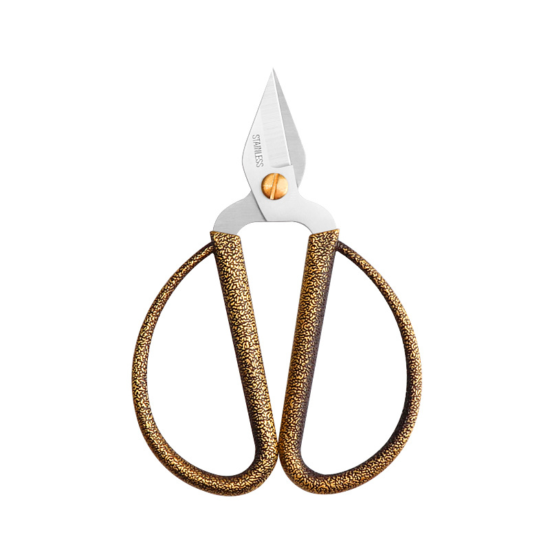 Lin taizuo tijeras para el hogar tijeras de aleación de acero inoxidable tijeras multifuncionales Oficina hecho a mano estudiante ventana flor bordado tijeras