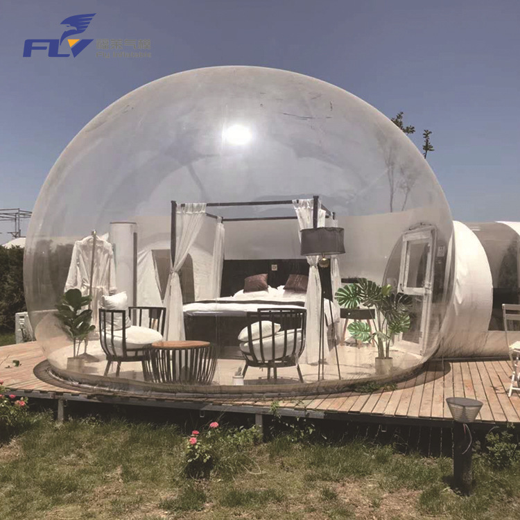 杭州工厂星空帐篷酒店式户外露营野炊透明屋网红泡泡屋充气帐篷