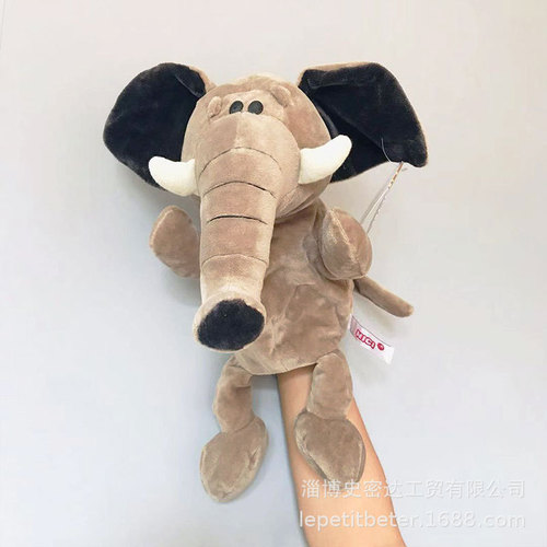 Hand puppet forest animal plush toy soothing parent-child interaction ventriloquism storytelling conjoined deer doll doll