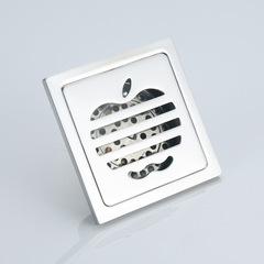 Morning dew brass single-use floor drain dual-purpose washing machine floor drain balcony bathroom shower room square sewage discharge cover plate