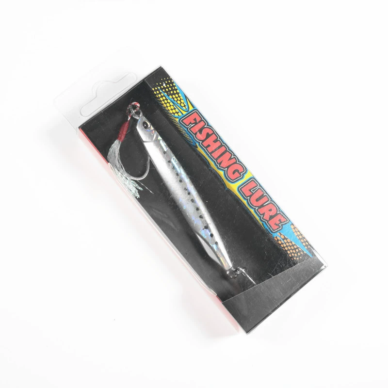 乐鑫 Extra-long duo iron plate far-shot metal bait wrapped lead fish light sea water mouth bass kill bionic fake fish bait