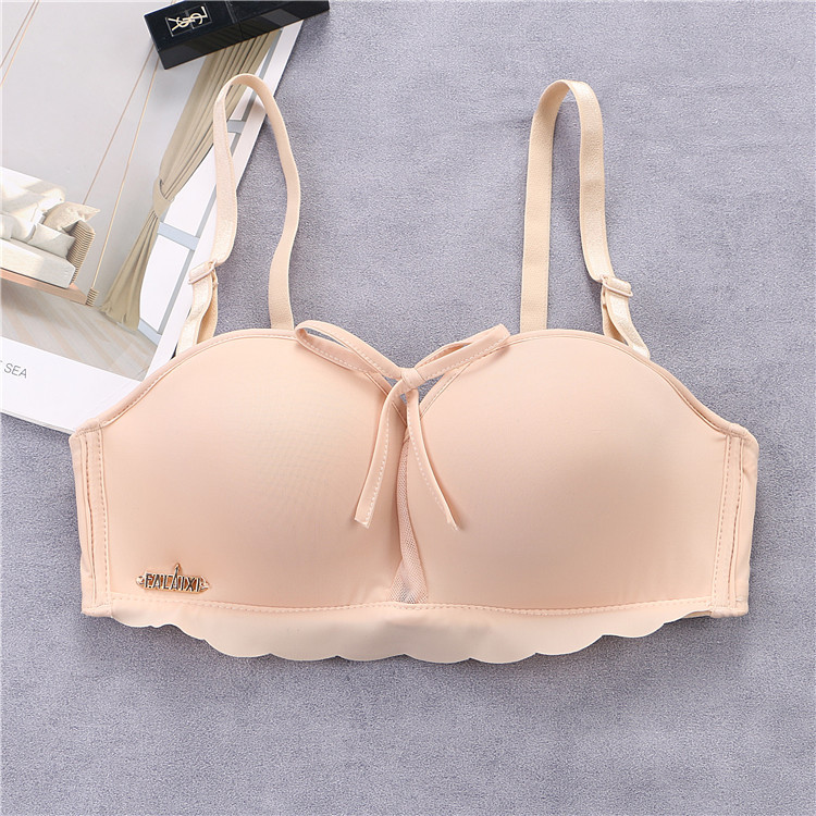 Steamed bread cup small chest push up bra chest without steel ring off-shoulder dual-use sexy adjustable thickened underwear Steamed bread cup small chest push up bra chest without steel ring off-shoulder dual-use sexy adjustable thickened underwear