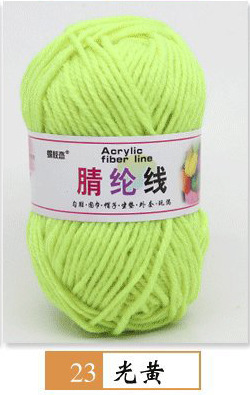 Hilo acrílico de cuatro hilos fibra persa modificada hilo de lana de poliéster hilo hecho a mano para niños 25g grupo 12 traje de color fabricante de hilo de bricolaje