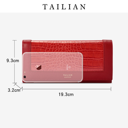 Tailian wallet ladies foreign trade European and American style crocodile pattern clutch multifunctional wallet purse