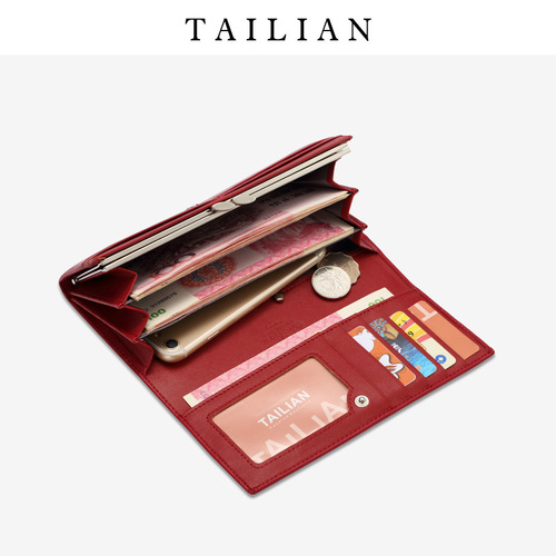 Tailian wallet ladies foreign trade European and American style crocodile pattern clutch multifunctional wallet purse