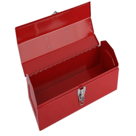 Hardware tool storage box single-layer portable red thickened tool box plastic spray tool box sleeve tool box