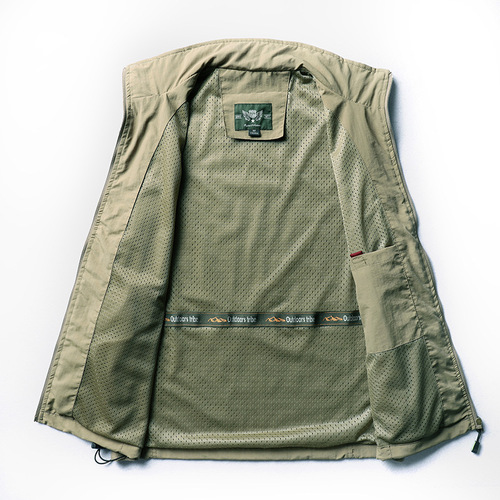 New Logo Spring Vest Men's Thin Kanjiro Backless Outdoor Fishing Photography 7882