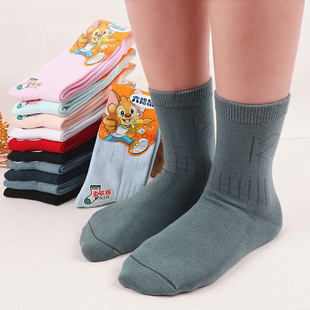 Free Shipping Six-finger Mouse Children's Autumn and Winter Thick Socks 0-15 Years Old Men and Women Sweat Absorbing Breathable Cotton Socks Thickened Baby Socks