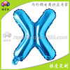 Balloon, blue letters and numbers, layout, 40inch