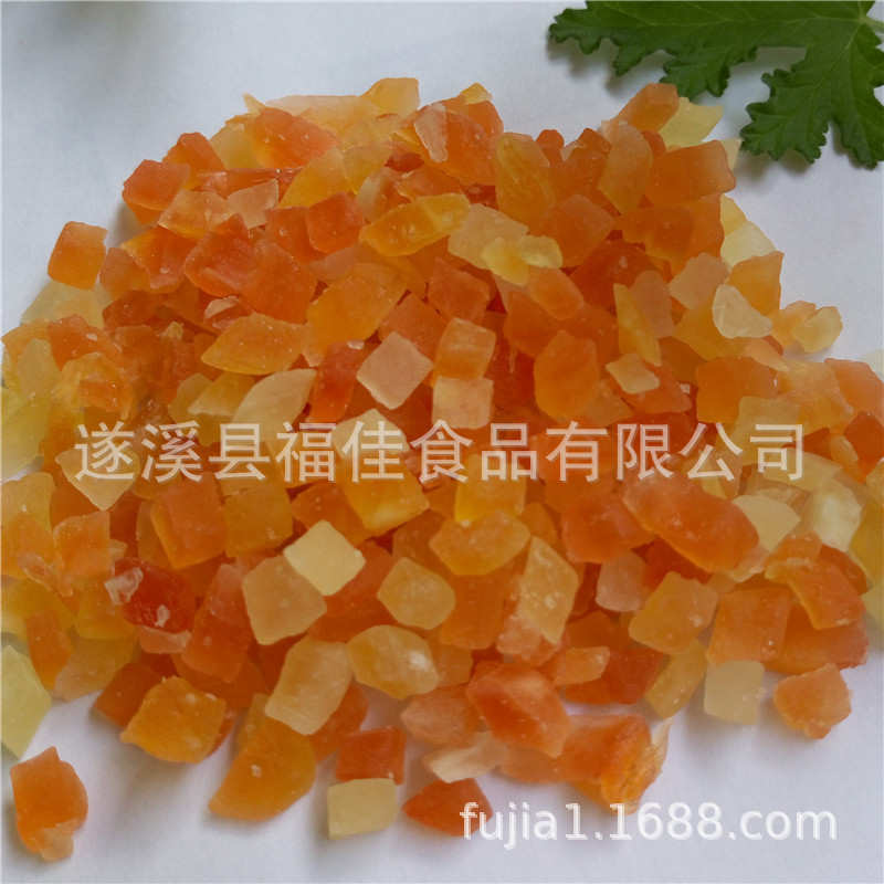 厂家直供【水果粒】木瓜粒 花果茶代餐粉麦片牛轧糖原料果粒