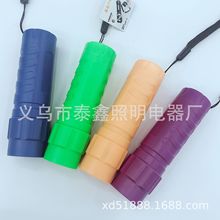 跨境新品3W小手电筒 塑料9LED手电筒 3节7号电池COB礼品手电批发