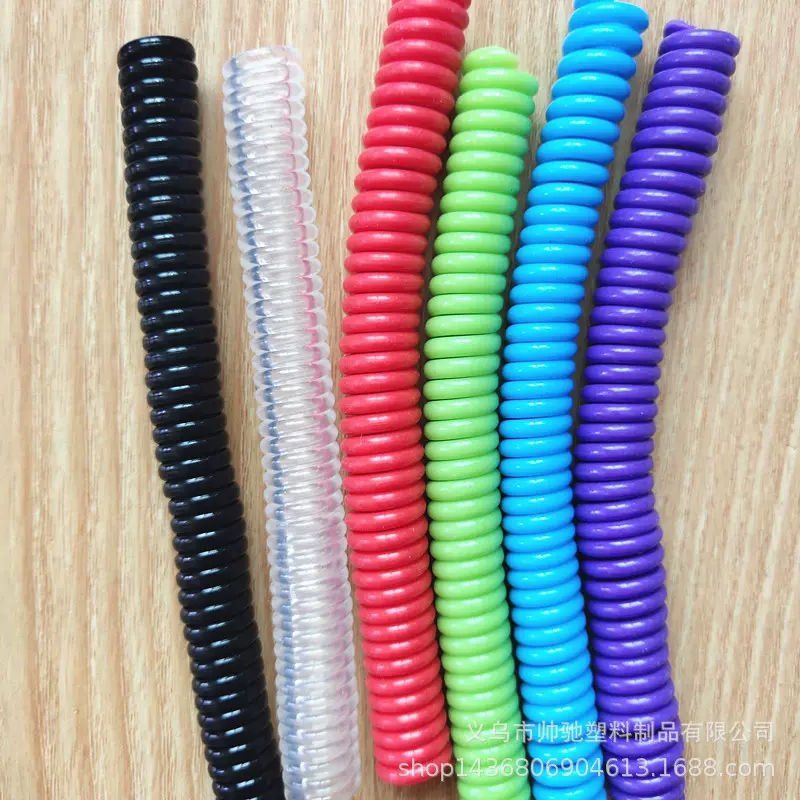 厂家供应EVA塑料弾弓线 电话线手机绳 钥匙扣弹簧绳安全防丢失绳