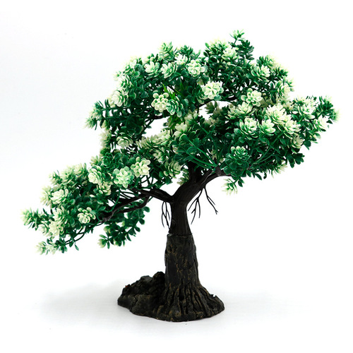 Factory direct supply of fish tank landscaping trees, simulated water plants, rockery, bonsai plant accessories, hotel home decoration