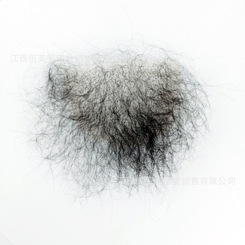 in stock Fake pubic hair stickers for women and men take sample simulation silicone doll body hair eyebrows beard natural invisible breathable hair stickers