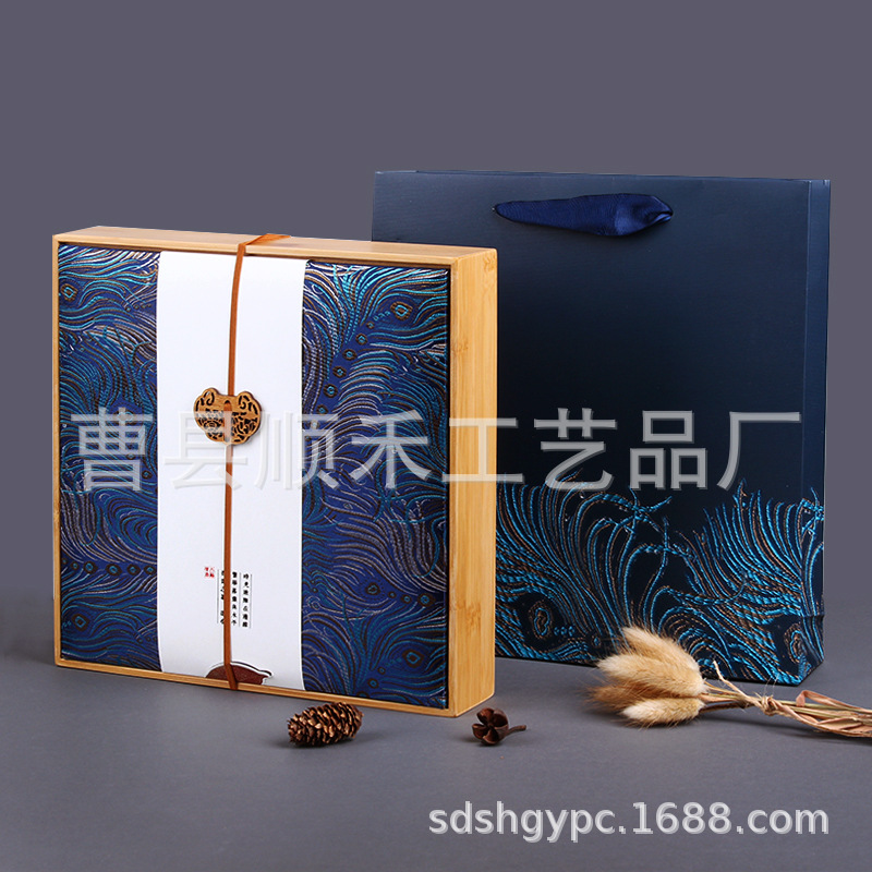 厂家普洱茶叶饼实木包装坚果盒子燕窝海参木盒实木包装盒批发