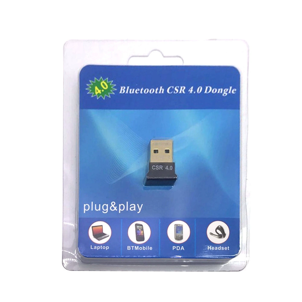 Factory wholesale Bluetooth adapter CSR4.0 notebook computer USB Bluetooth adapter Bluetooth 4.0 audio