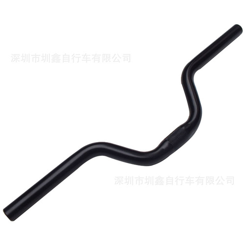 Cross-border dead speed bicycle aluminum alloy handlebar anode handlebar 25.4*520MM long 80MM high angle bicycle
