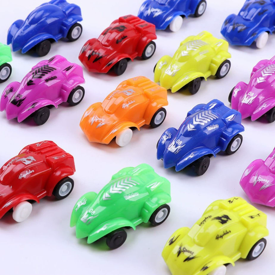 Детский маленький подарок мультфильм отступить сплошной цвет гоночный автомобиль горячие продажи весело аниме мини-игрушки оптом прямые поставки