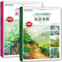 素描速写书 美术班适用 近景水粉 远景水粉色彩基础入门教程