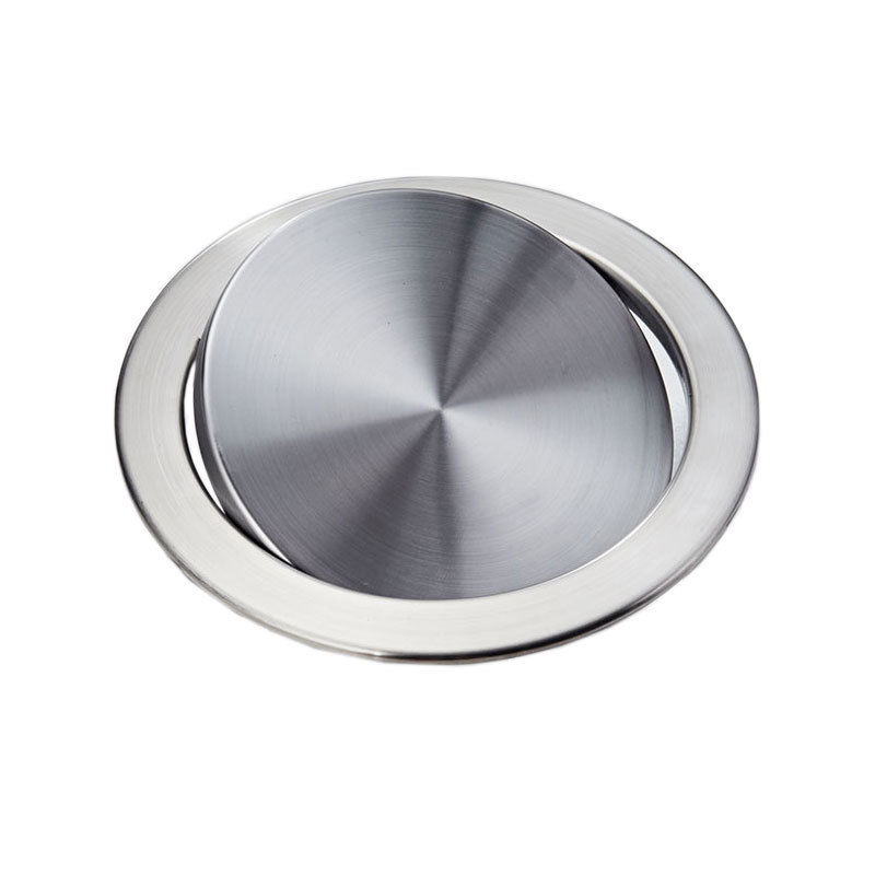 Cubierta de mesa incrustada basura puede cubrir cubierta de acero inoxidable cubierta Rocker cubierta Flip cocina lavabo herramientas cubierta oculta