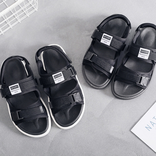 Cross-border Korean version casual summer thick-soled sandals for men, casual beach couple slippers for women, soft soles, outerwear, dropshipping