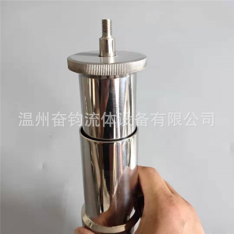 奋钧管件304/316卫生级带刻度 活接快装 螺纹 法兰溢流阀