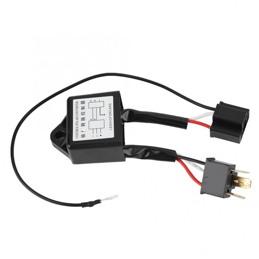 H4 LED faro polaridad convertidor eliminador de fallos decodificador HID H4 lámpara de xenón convertidor positivo y negativo