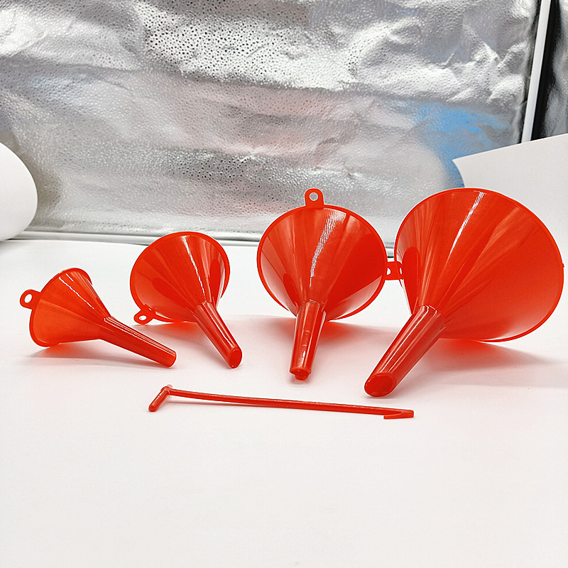 厂家直销供应优质环保塑料四件套四合一漏斗便携多功能锥形筒形