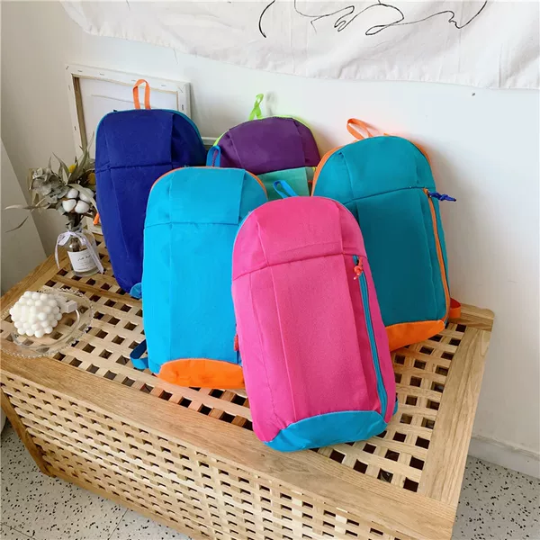 Outdoor Sports Lightweight Backpack Children's Backpack Lightweight Riding Backpack Printed LOGO Manufacturers