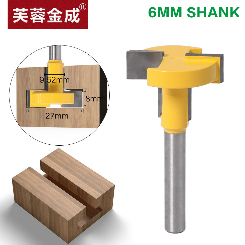 6柄直边T型刀开槽刀挂钩铣刀出口6柄T型直刀