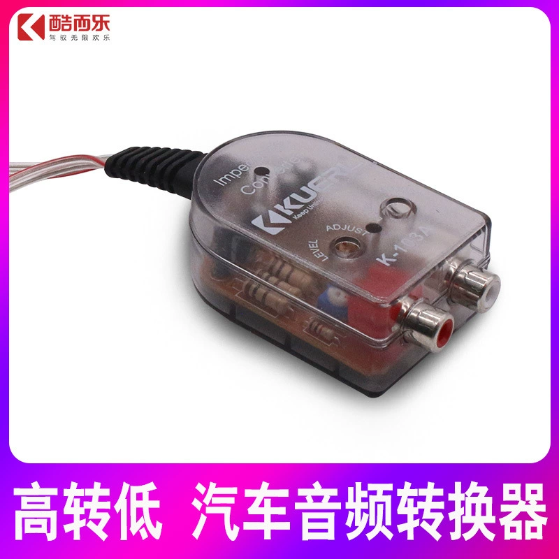 Производители поставляют высококачественную модификацию звука, высокочастотный на низкочастотный аудиопреобразователь K-103A автомобильный высокий на низкий