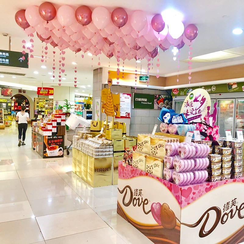 Украшение дня рождения воздушный шар кулон свадебные принадлежности любовь бумага аксессуары для шнурков кулон бумага однослойный персик в форме сердца бумажный цветок