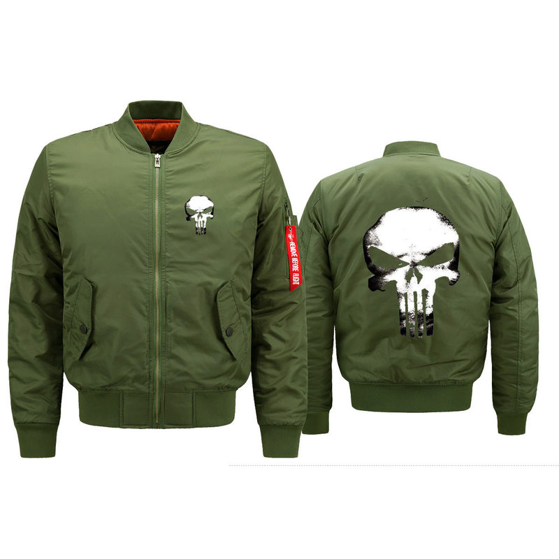 Punisher Marvel Flight Suit Jacket Baseball Shirt Sweatshirt Jacket Zipper Clothes Anime Game Peripheral Summer and Autumn Punisher Marvel Flight Suit Jacket Baseball Shirt Sweatshirt Jacket Zipper Clothes Anime Game Peripheral Summer and Autumn