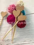 牛皮纸 蛋糕插 爱心创意 love装饰空白婚礼装饰用品 生日派对