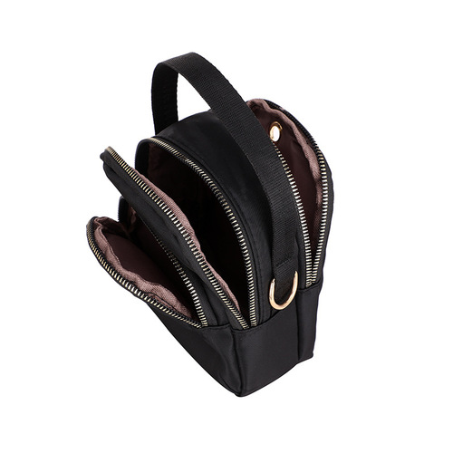  New Nylon Crossbody Bag Casual Women's Bag Hand-held Shoulder Mobile Phone Bag Light Coin Bag Large Capacity