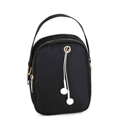  New Nylon Crossbody Bag Casual Women's Bag Hand-held Shoulder Mobile Phone Bag Light Coin Bag Large Capacity
