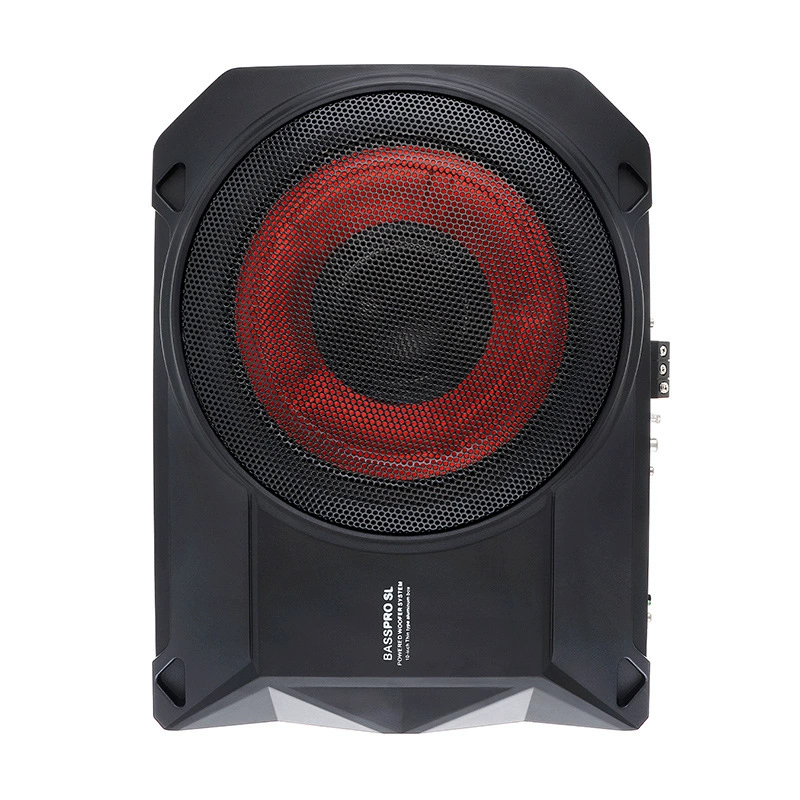 Трансграничный сабвуфер с прямыми волосами для автокресла 10-дюймовый автомобильный ультратонкий аудио 600 Вт в наличии оптом