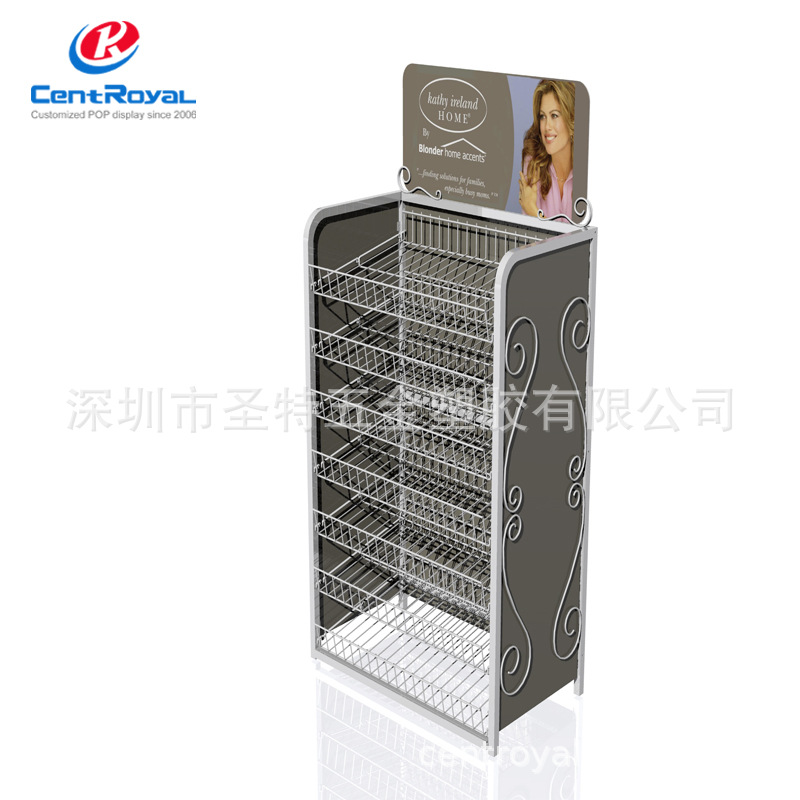 厂家直销 化妆品展示架 铁艺货柜 指甲油展示架 商场货架展示柜