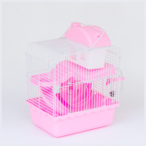 Big castle hamster cage double-layer pet cage hamster nest small castle cage luxury villa cage small pet wire cage