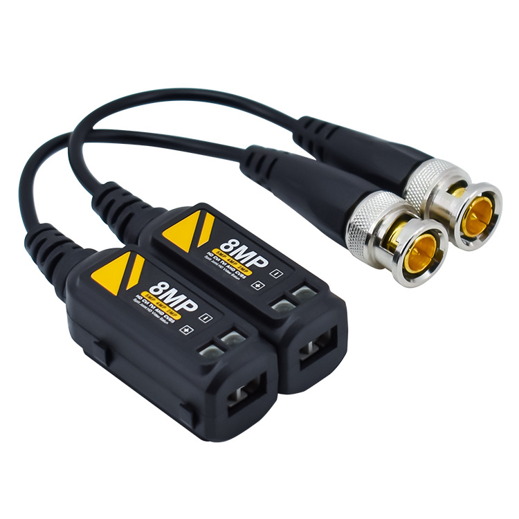 8MP CVBS AHD CVI TVI UTP Balun 1080P同轴无源双绞线高清传输器