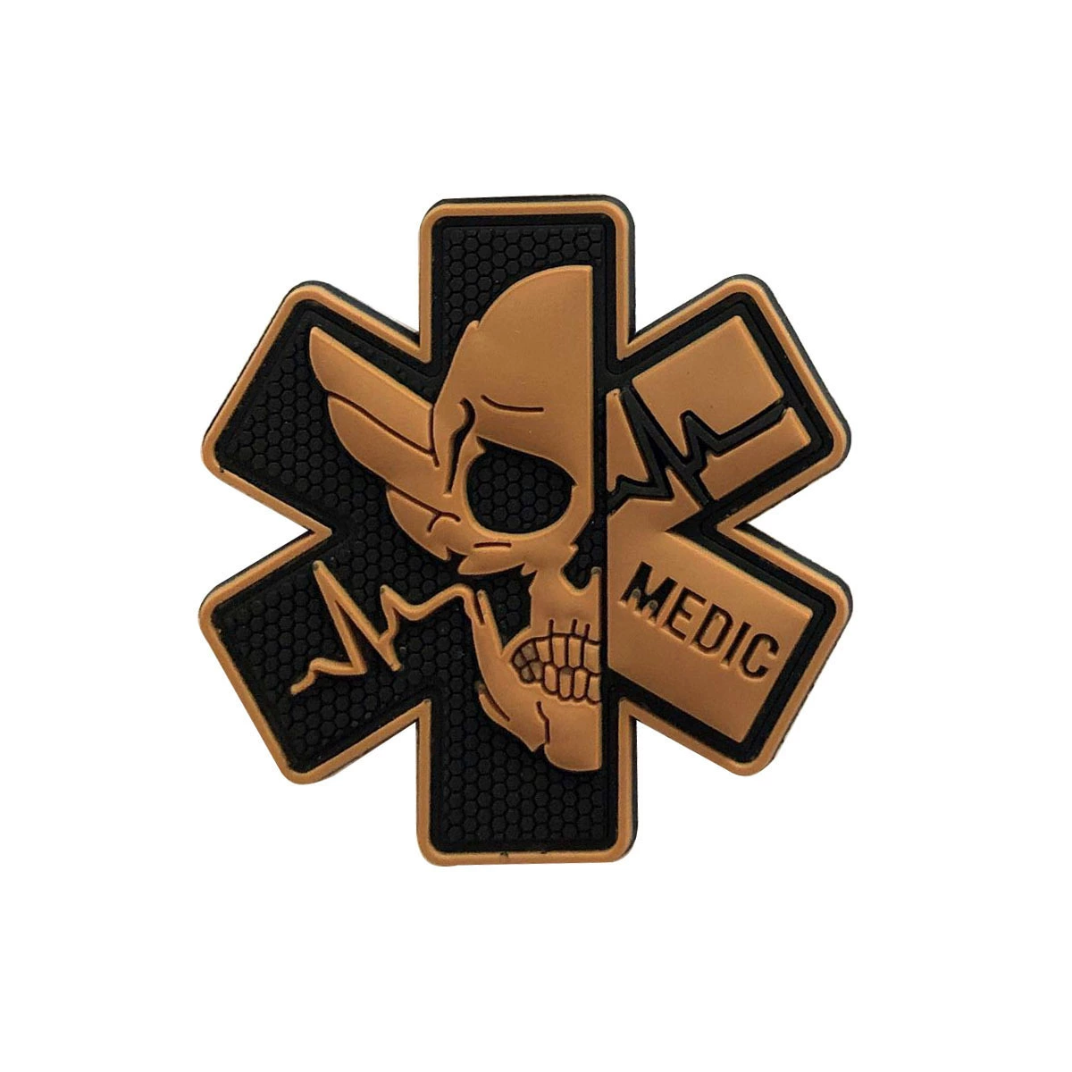 PVC Velcro Band Аpp Patch (Ao Turdor) 8×8 см, вышитый ПВХ, съемная петелька на обратной стороне