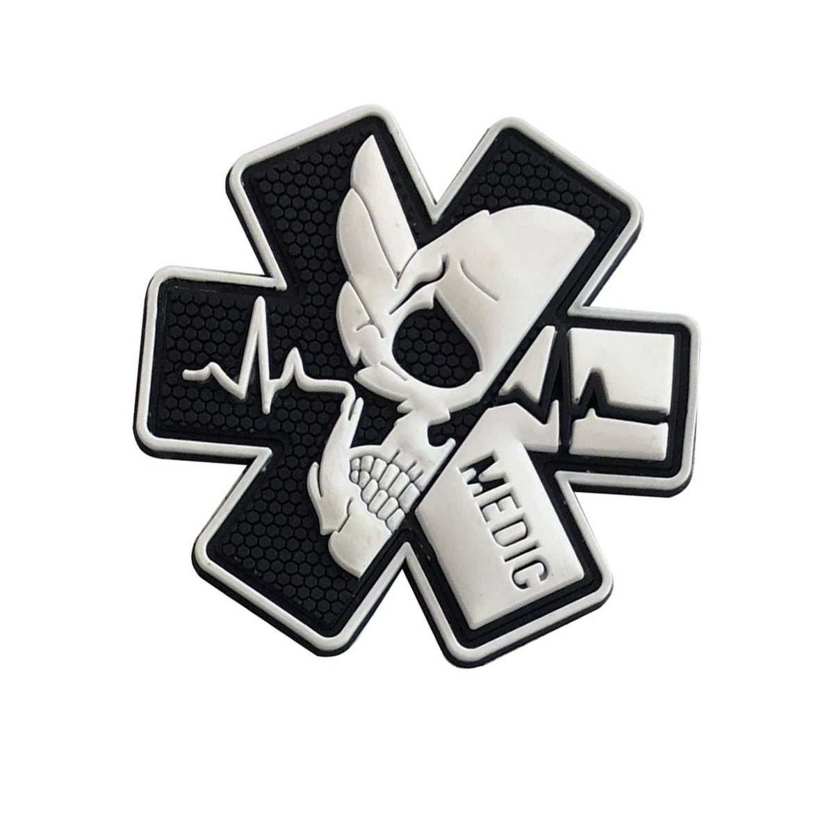 PVC Velcro Band Аpp Patch (Ao Turdor) 8×8 см, вышитый ПВХ, съемная петелька на обратной стороне