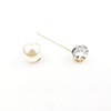 Fashionable accessory from pearl, brace, pin, set, zirconium, protective underware, brooch