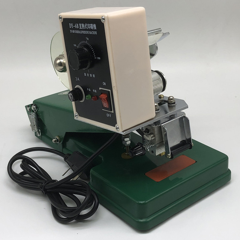 DY-6B恒温型直热式色带手动打码机生产日期钢印机仿喷码机包邮