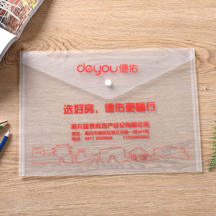 Пластиковый пакет файлов для папок, переносной папка для студентов
