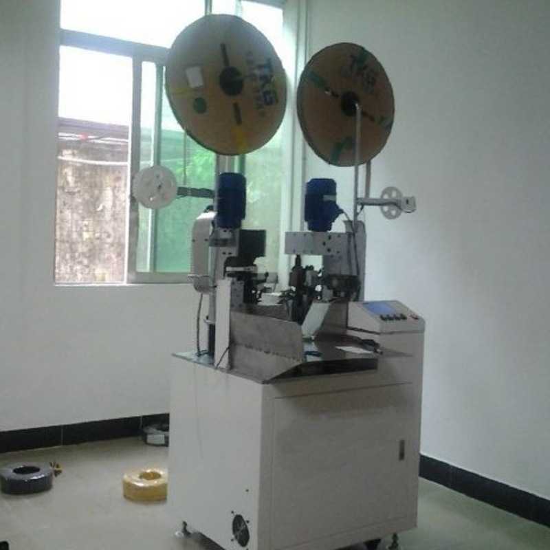 裁线剥皮端子机压接机单双头压着机五线剥线压打端沾锡机线束