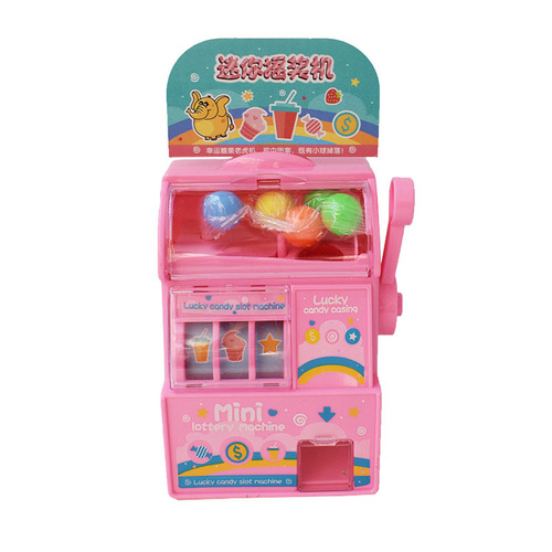 Children's Fruit Prize Machine Toy Mini Lucky Draw Game Machine Lottery Machine Kids Pretend Play Fun Toy