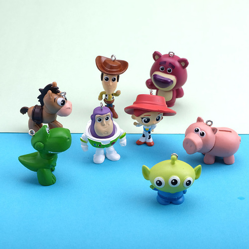 Creative anime doll handmade DIY shoes clothing accessories bag key chain car pendant Bass hug dragon horse